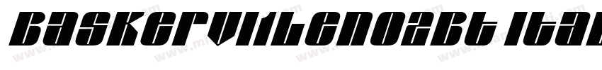 Baskervi1leNo2BT Italic字体转换